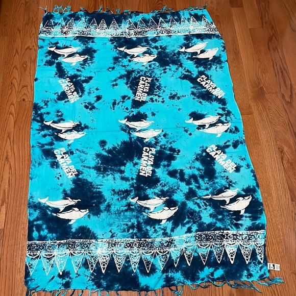 Swim Playa Del Carmen Blue Beach Cover Up Poshmark